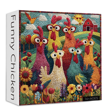 Funny Chicken Jigsaw Puzzle 1000 Pieces